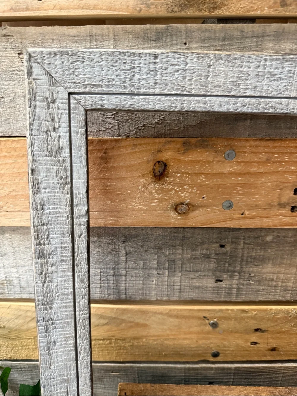 Rustic Whitewashed Wood 8x10 Picture Frame - Farmhouse Style